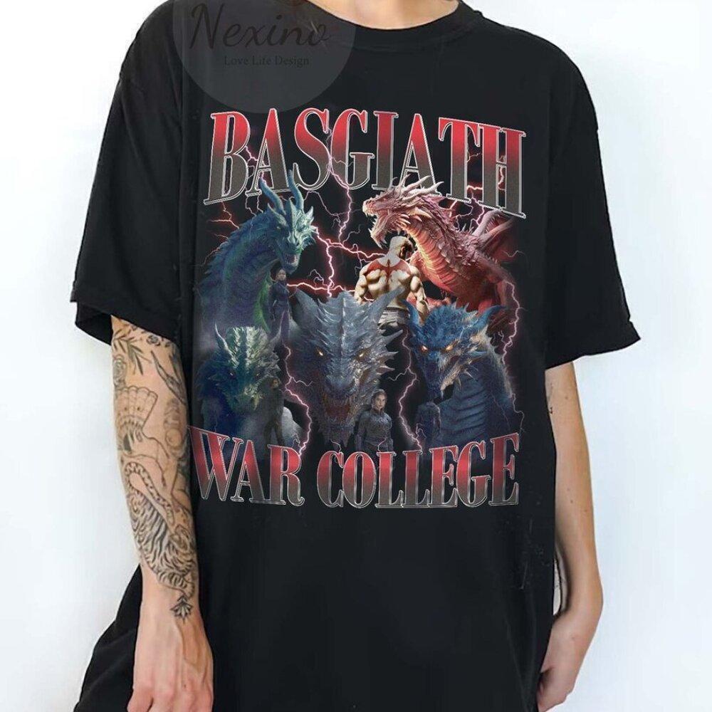 Basgiath War College Fourth Wing Fantasy Bookish T-Shirt